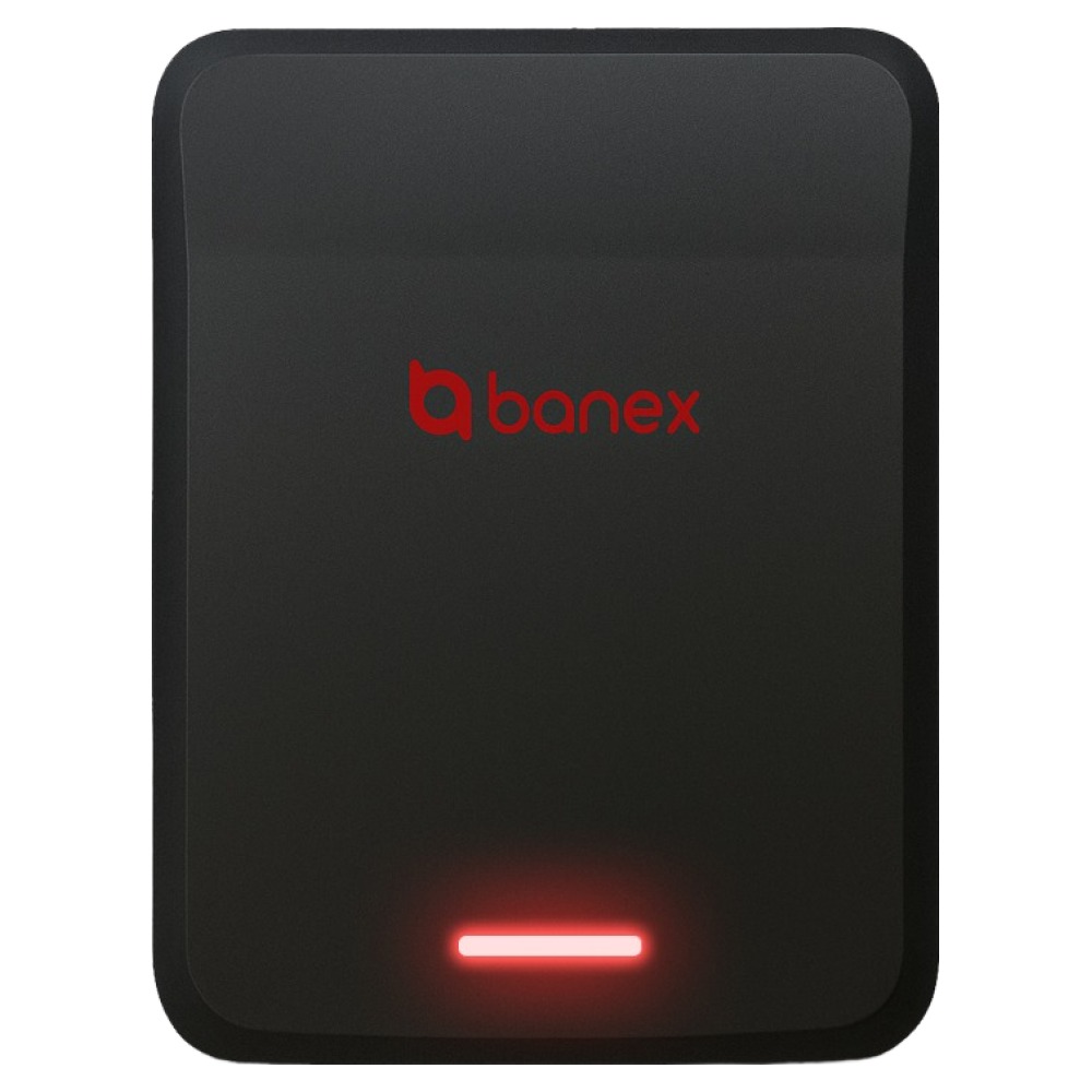 바넥스 무선 하이패스 단말기 BX400, USB케이블 + 일반거치대, 블랙